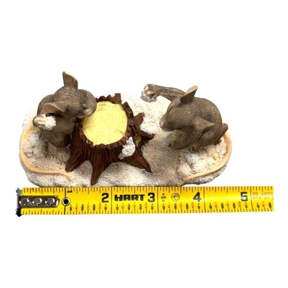 Dean Griff Charming Tails Silvestri The Snowball Fight Mice Winter Christmas - Picture 6 of 9